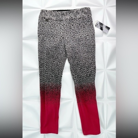 $139 NWT Lisette Sz 6 Womens Gradient Knit Abstract Ombre Leopard Print pants - Picture 5 of 9